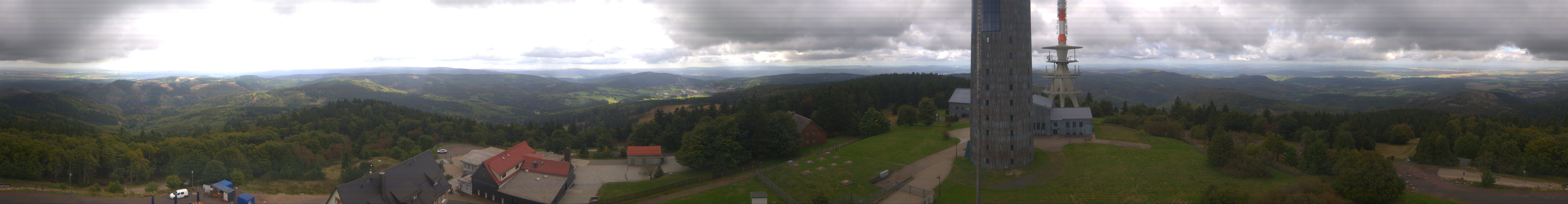 Archived image Webcam Panoramic view Großer Inselsberg - Rennsteig