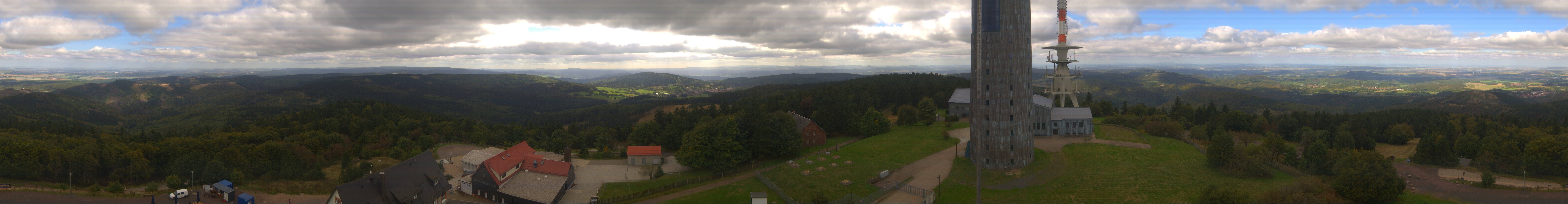 Archived image Webcam Panoramic view Großer Inselsberg - Rennsteig