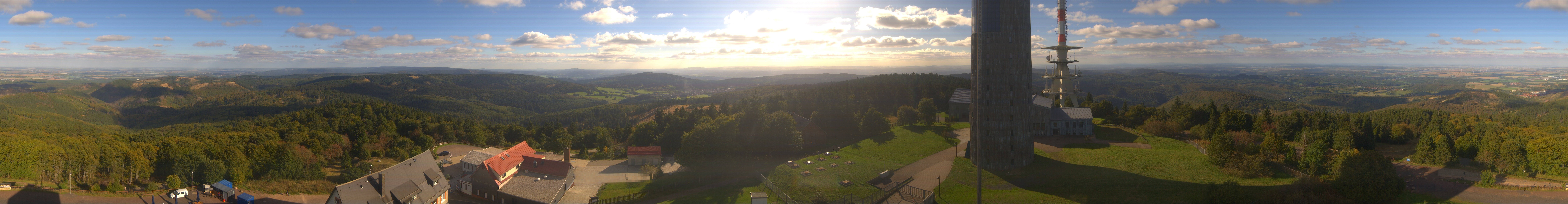 Archived image Webcam Panoramic view Großer Inselsberg - Rennsteig