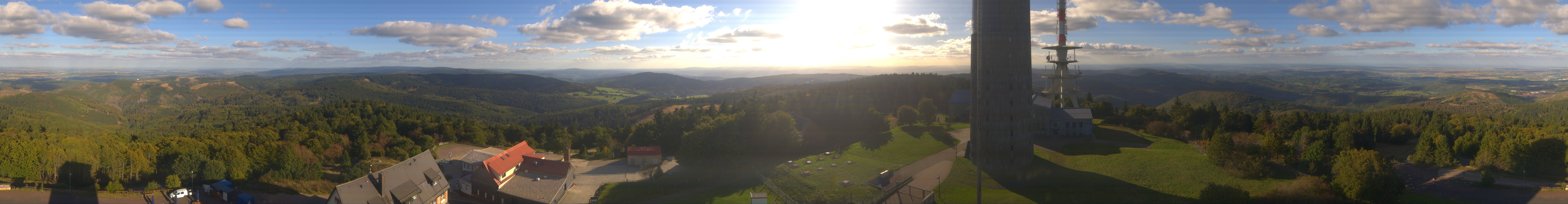 Archived image Webcam Panoramic view Großer Inselsberg - Rennsteig