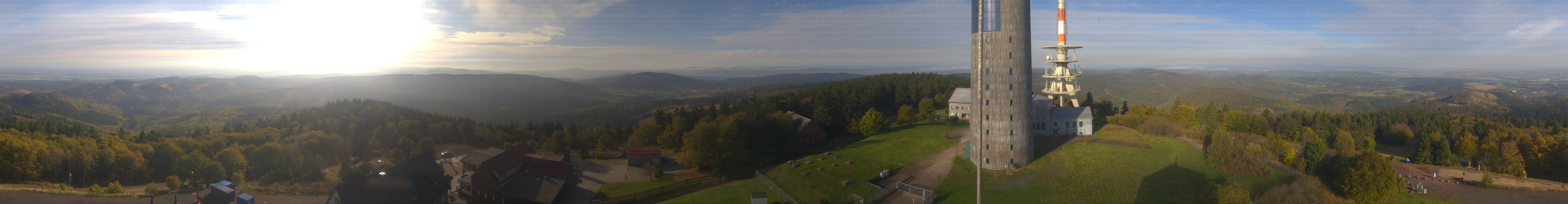 Archived image Webcam Panoramic view Großer Inselsberg - Rennsteig