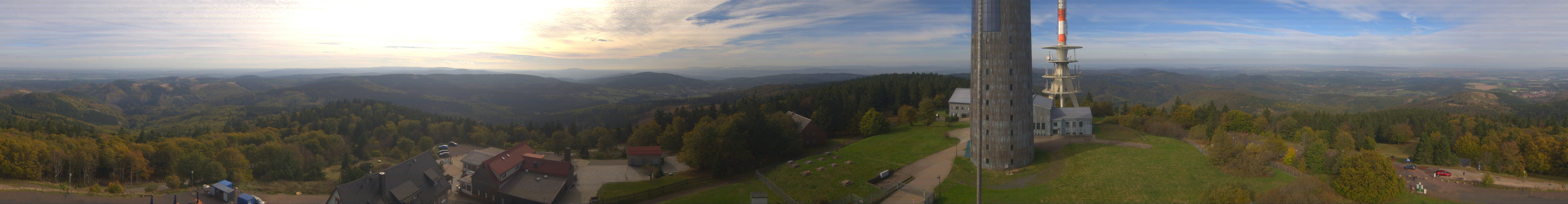 Archived image Webcam Panoramic view Großer Inselsberg - Rennsteig