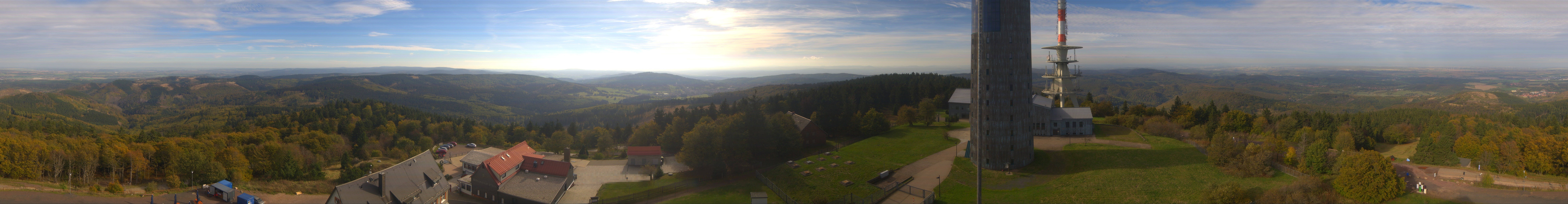 Archived image Webcam Panoramic view Großer Inselsberg - Rennsteig