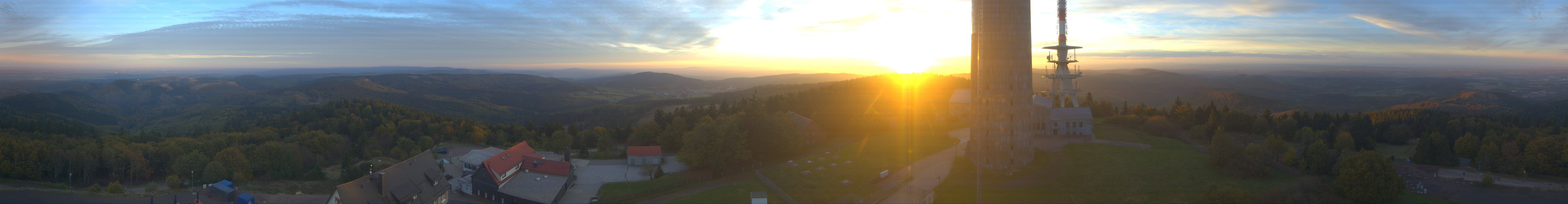 Archived image Webcam Panoramic view Großer Inselsberg - Rennsteig