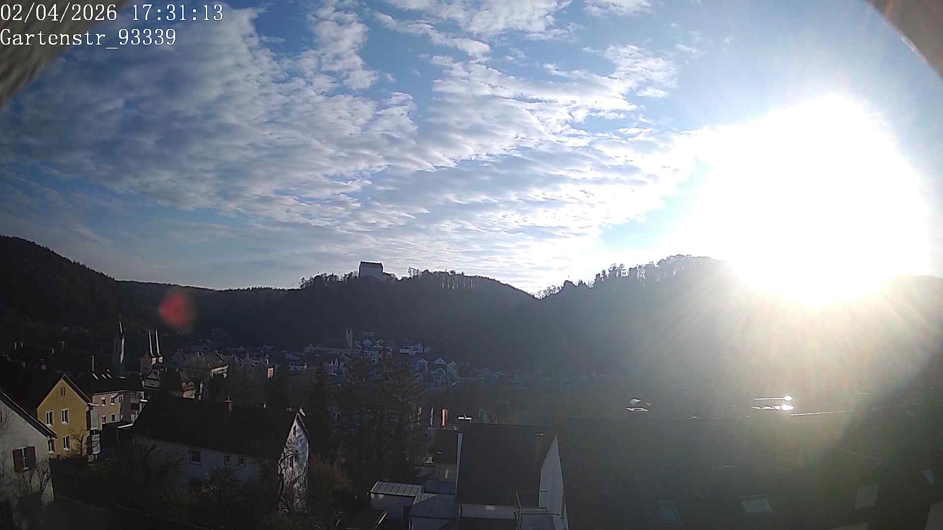 Archived image Webcam View of Riedenburg, lower bavaria