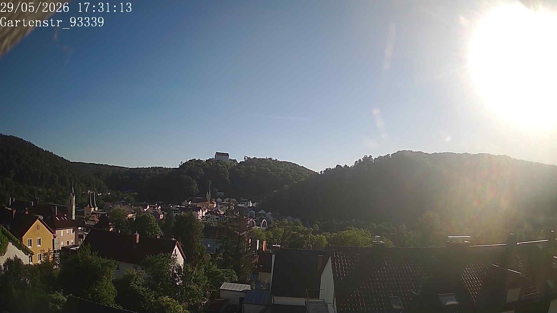 Archiv Foto Webcam Blick auf Riedenburg