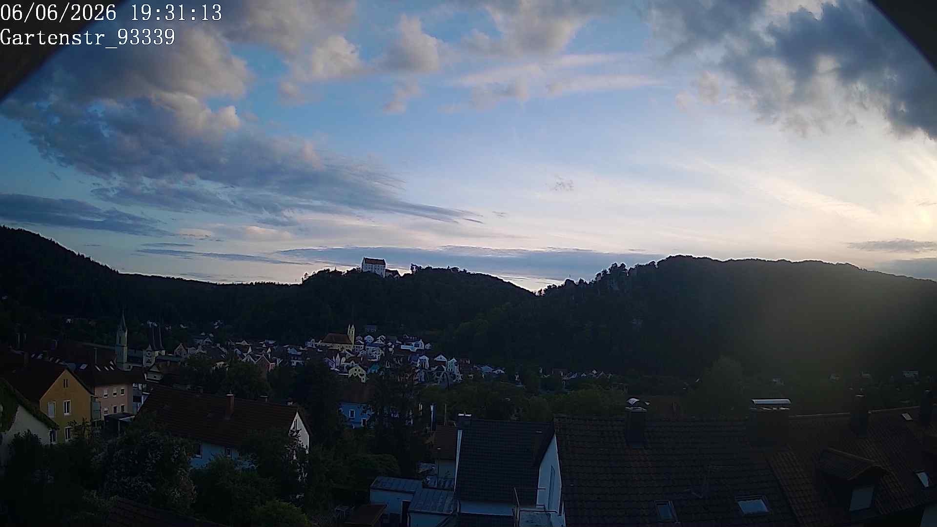 Archived image Webcam View of Riedenburg, lower bavaria