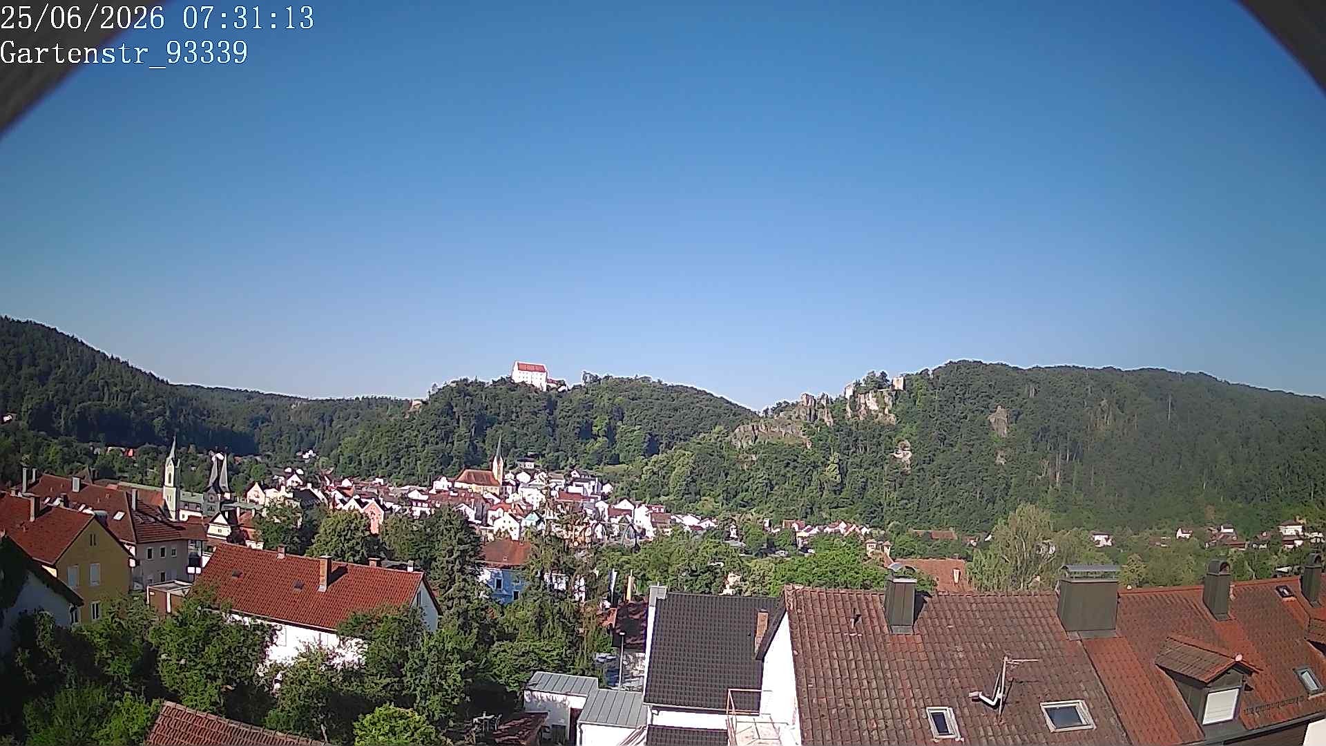 Archiv Foto Webcam Blick auf Riedenburg