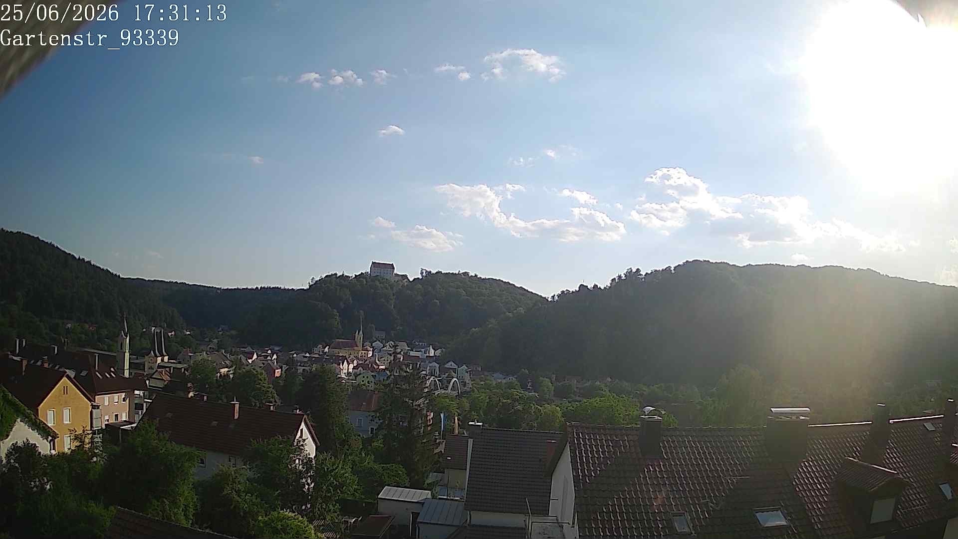 Archiv Foto Webcam Blick auf Riedenburg