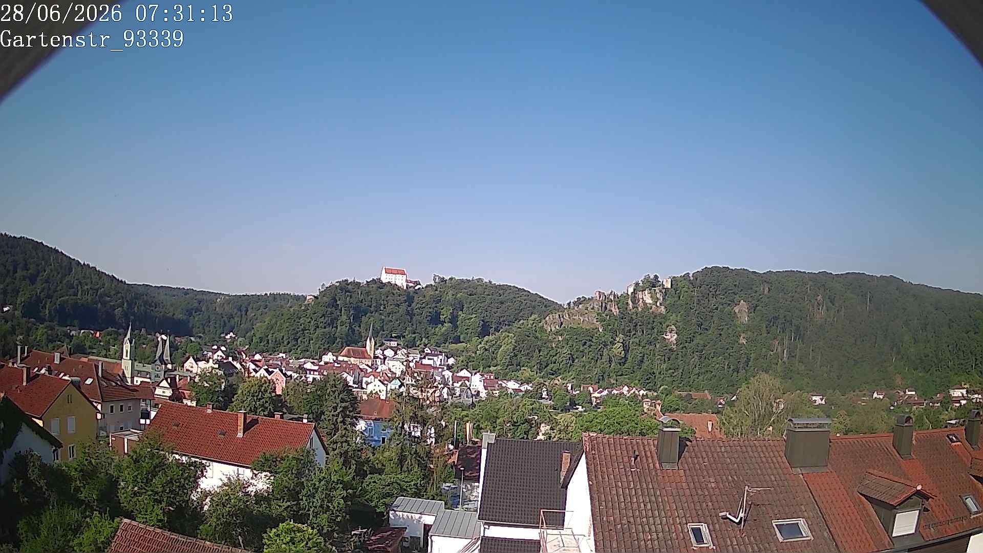 Archiv Foto Webcam Blick auf Riedenburg