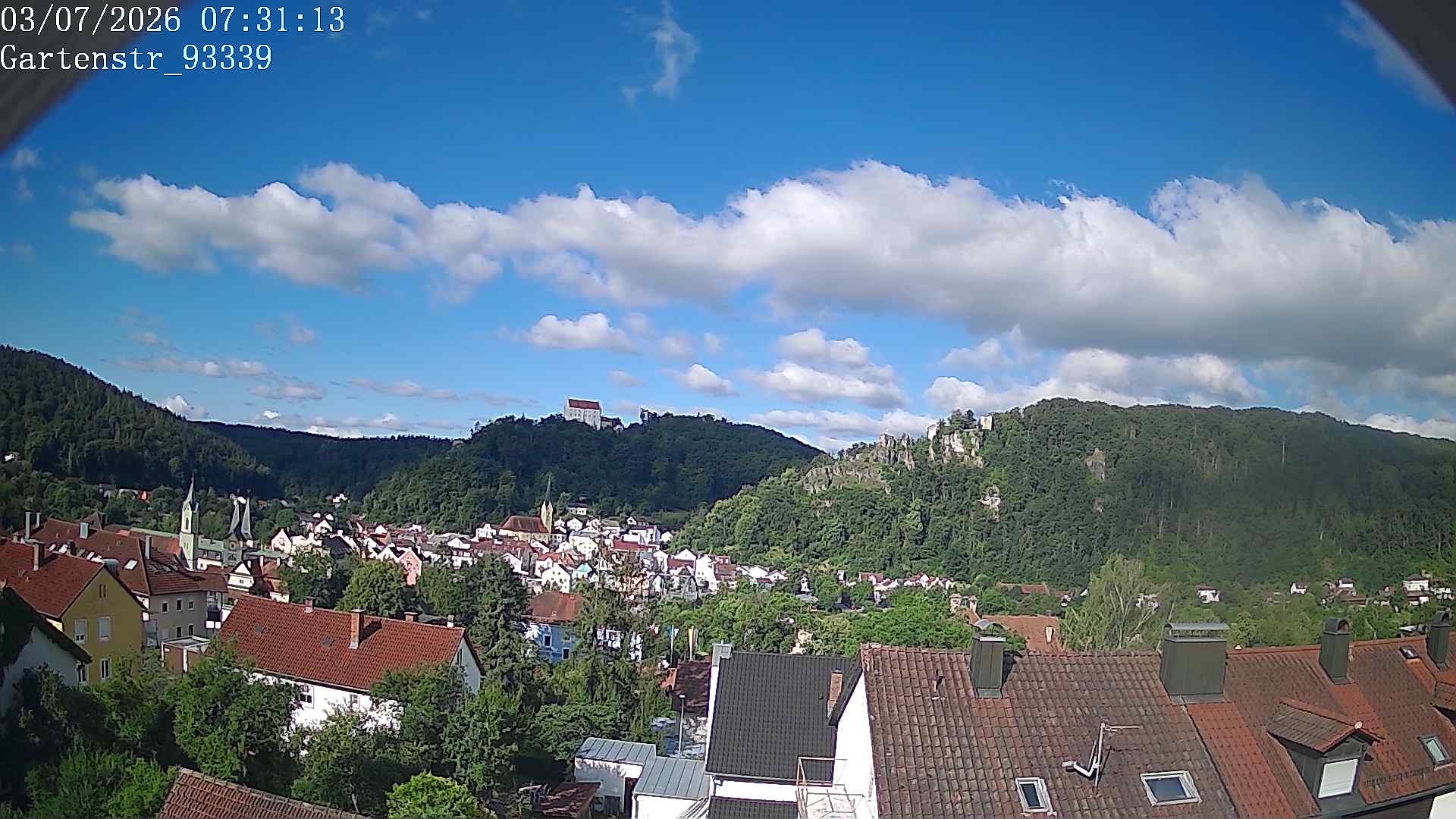 Archiv Foto Webcam Blick auf Riedenburg