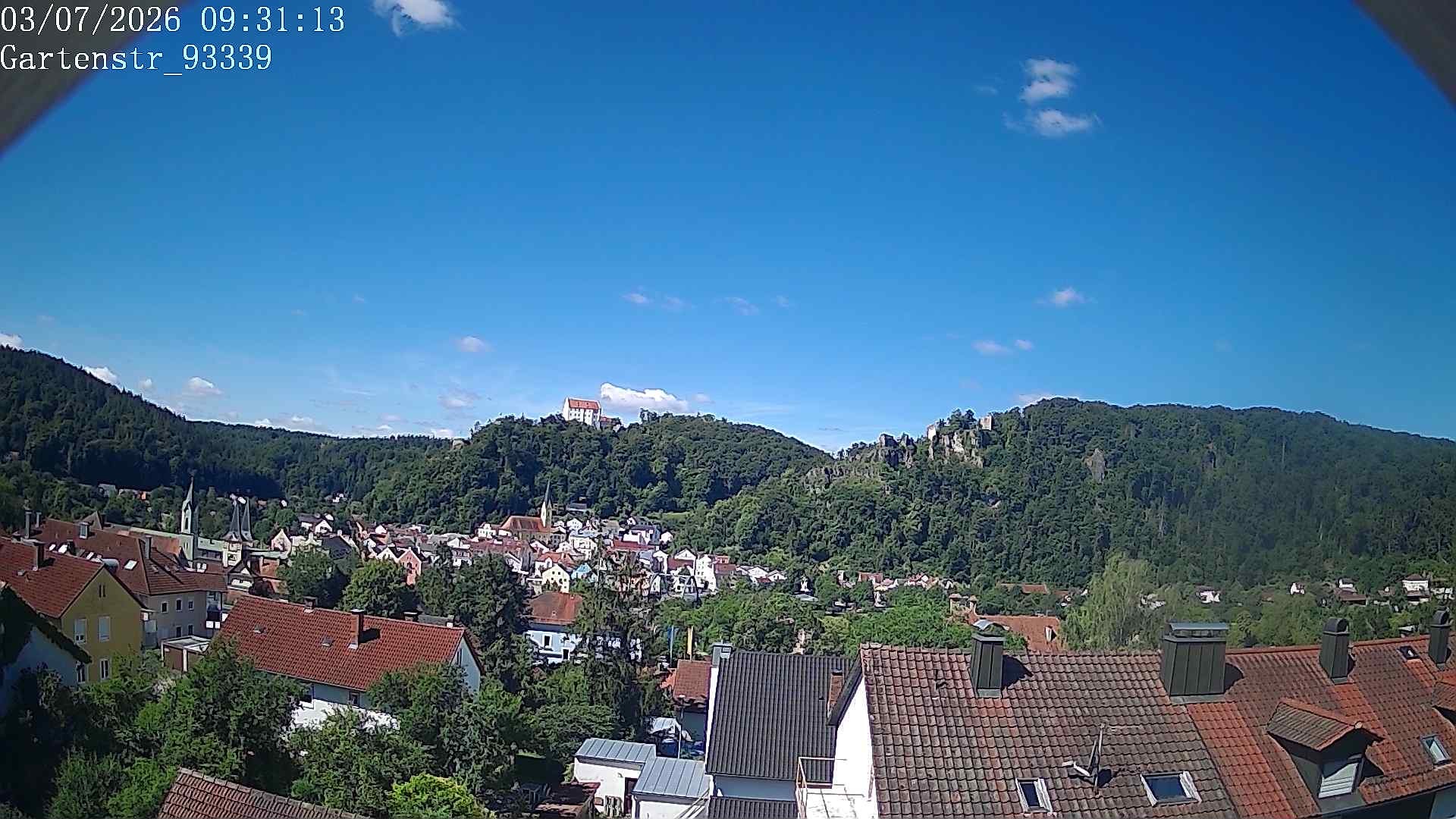 Archiv Foto Webcam Blick auf Riedenburg