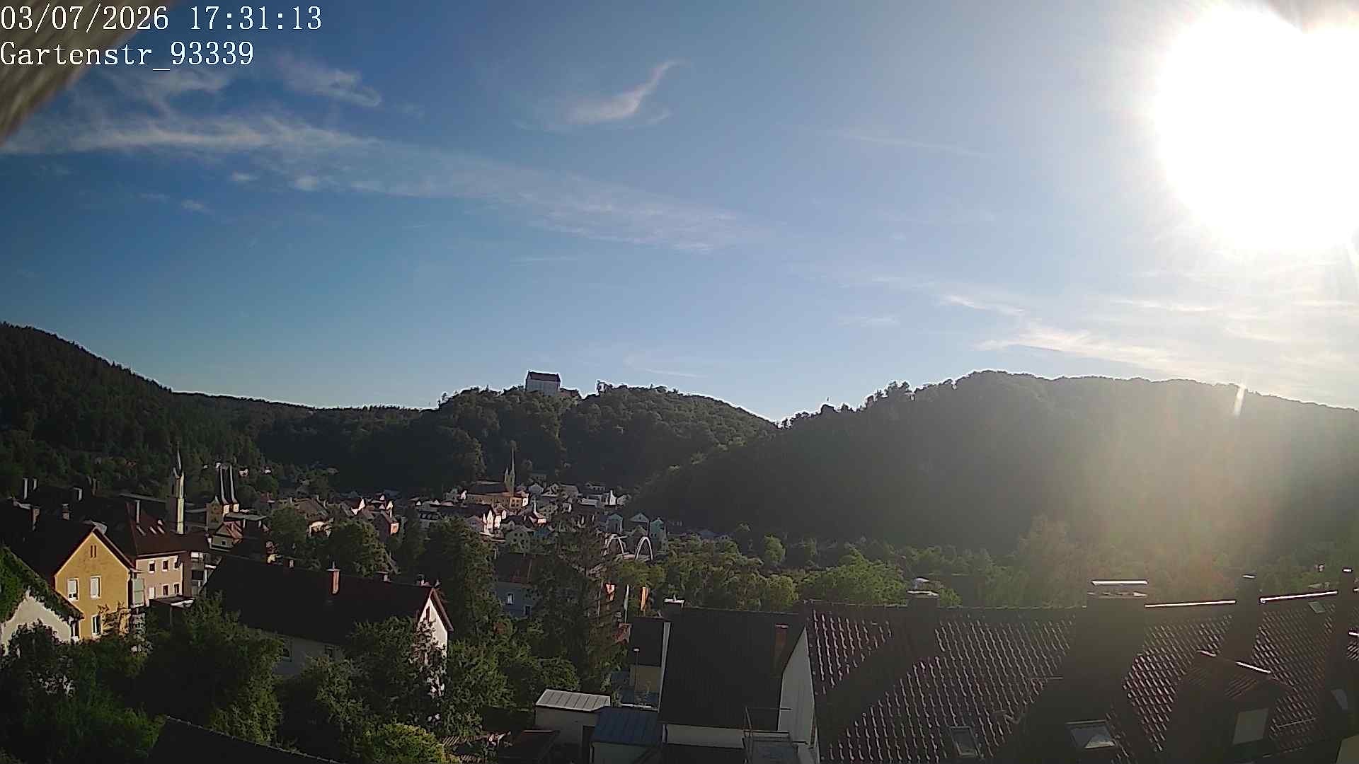 Archiv Foto Webcam Blick auf Riedenburg