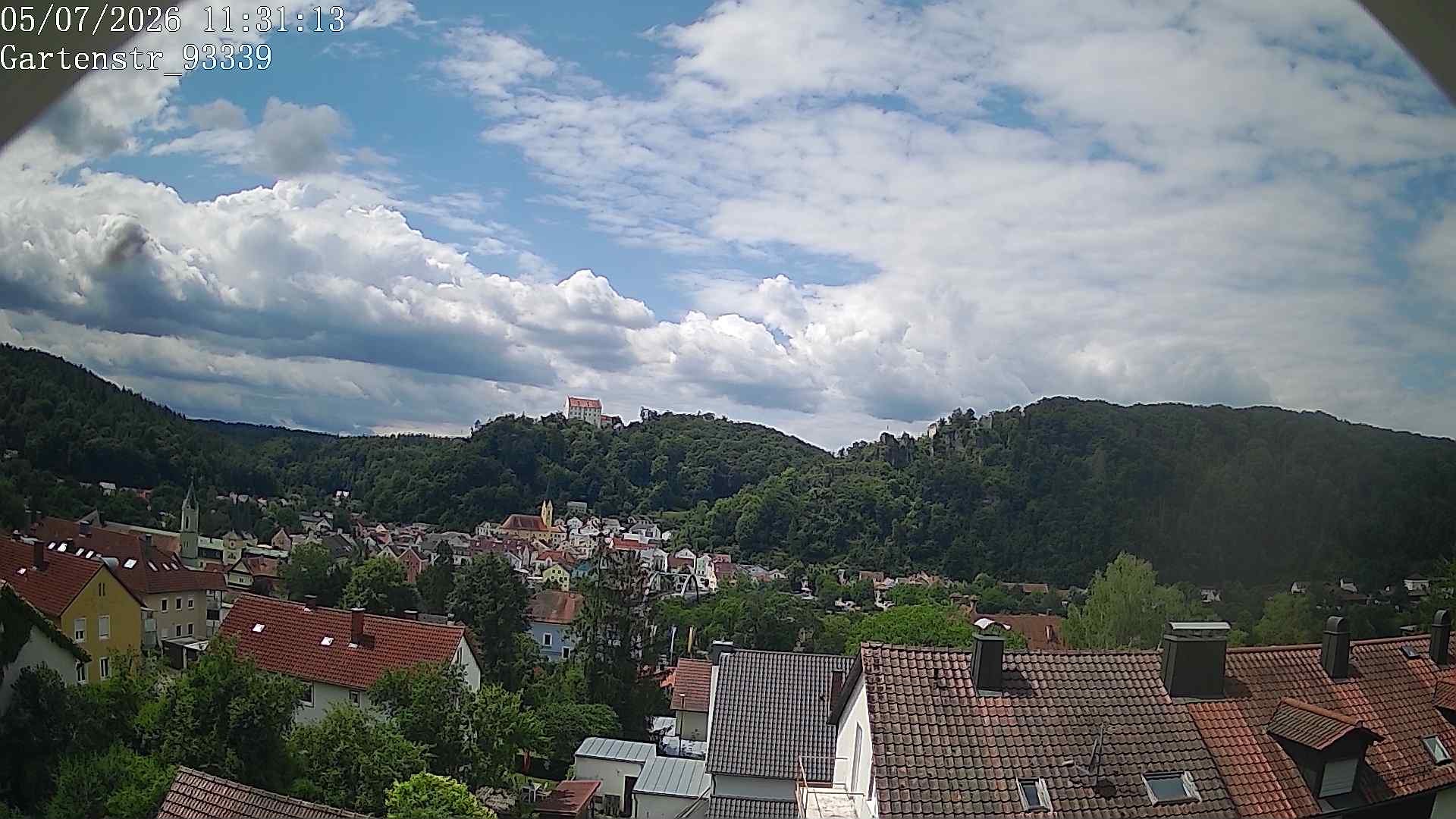 Archived image Webcam View of Riedenburg, lower bavaria