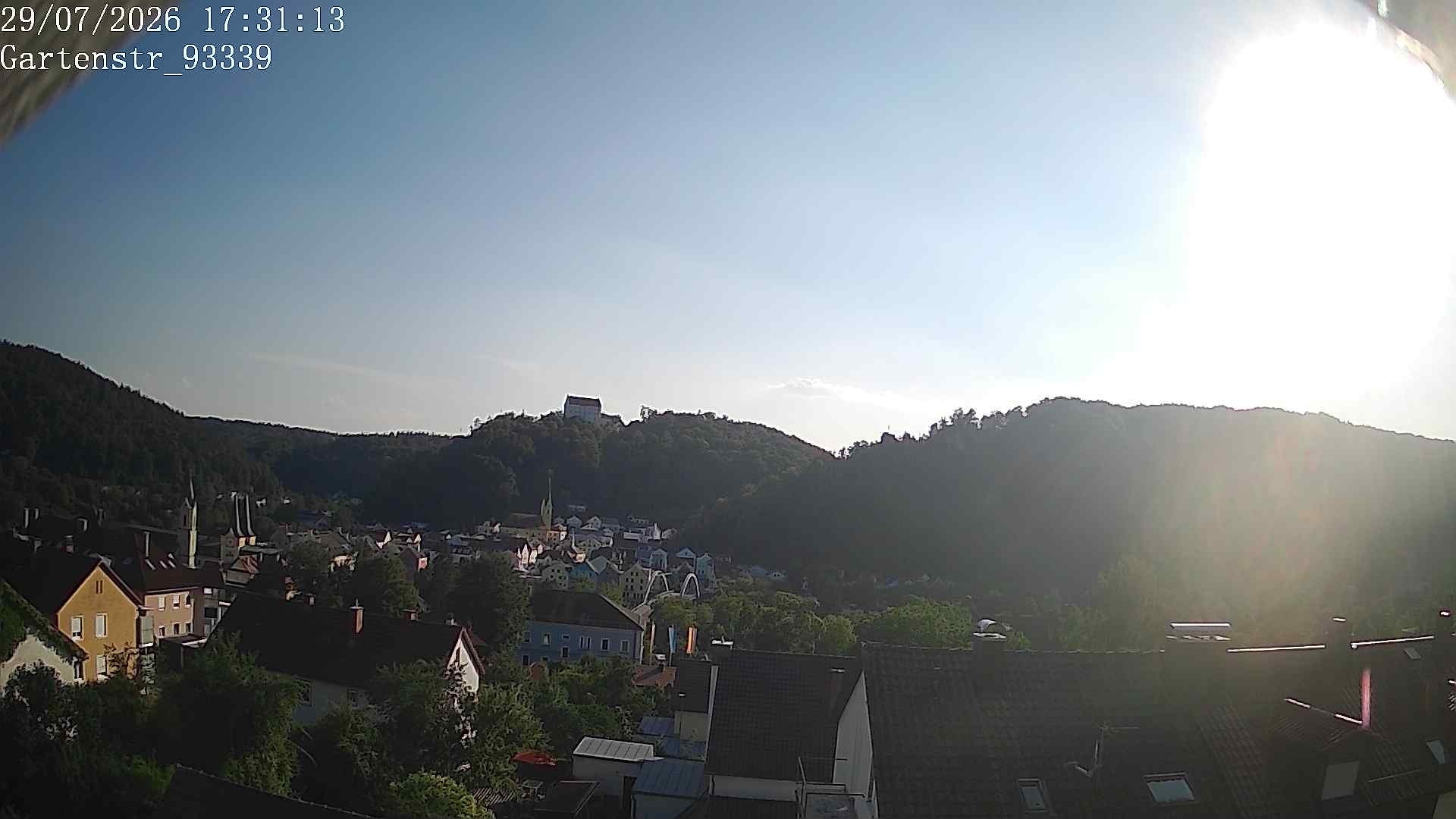 Archiv Foto Webcam Blick auf Riedenburg