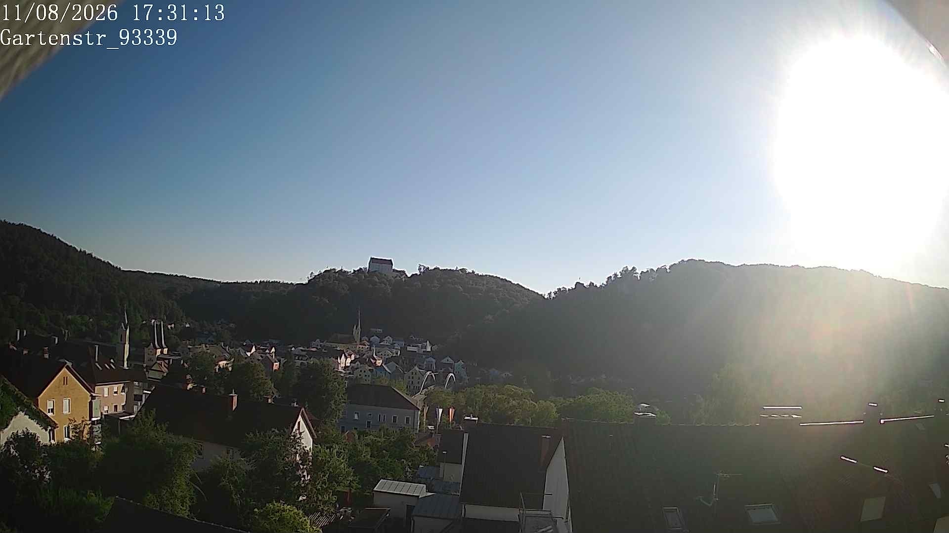 Archiv Foto Webcam Blick auf Riedenburg