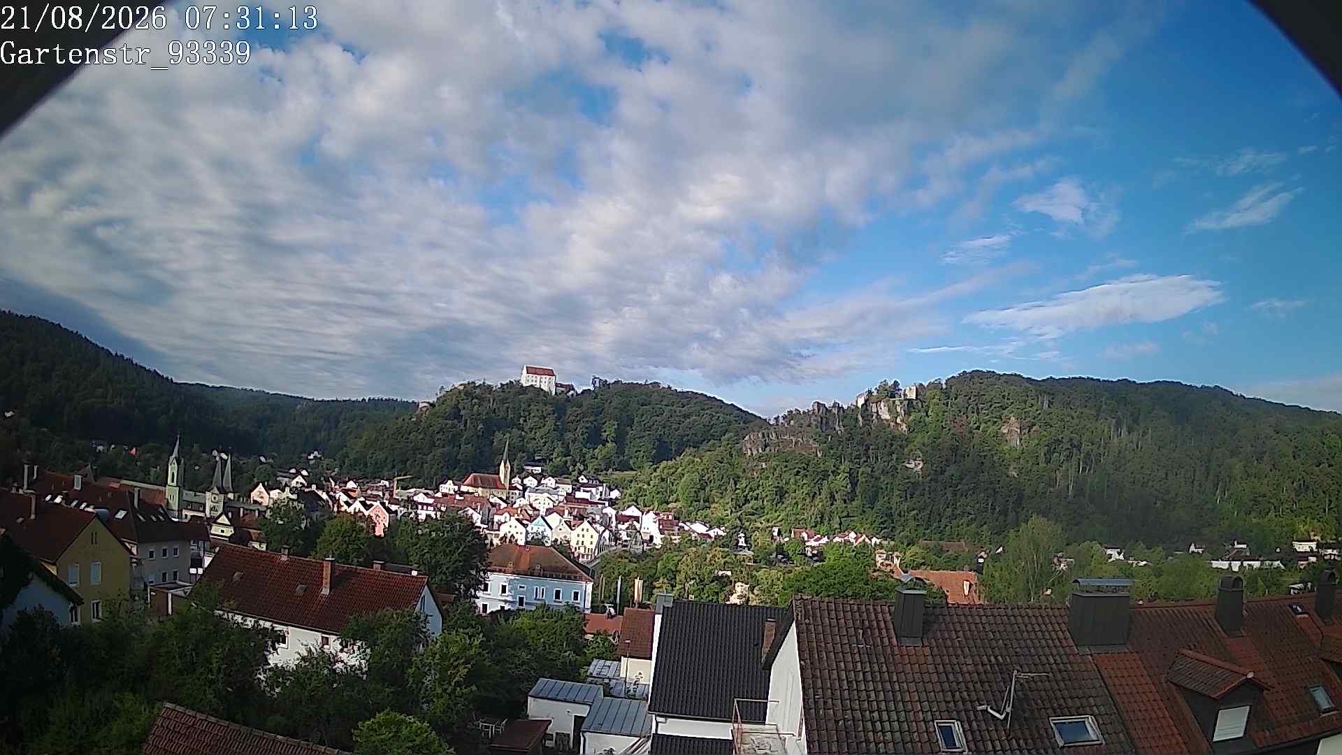 Archiv Foto Webcam Blick auf Riedenburg
