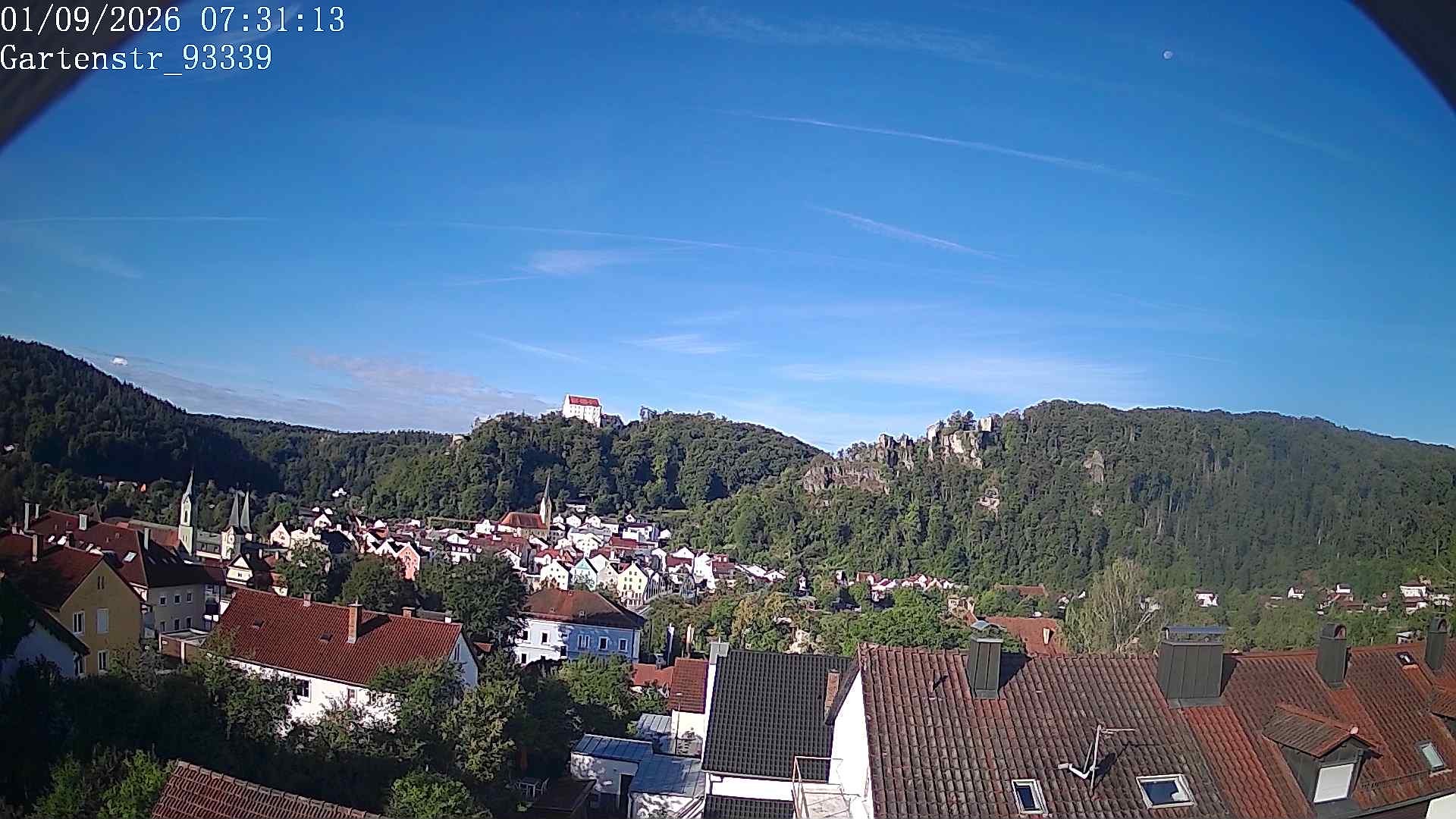 Archiv Foto Webcam Blick auf Riedenburg