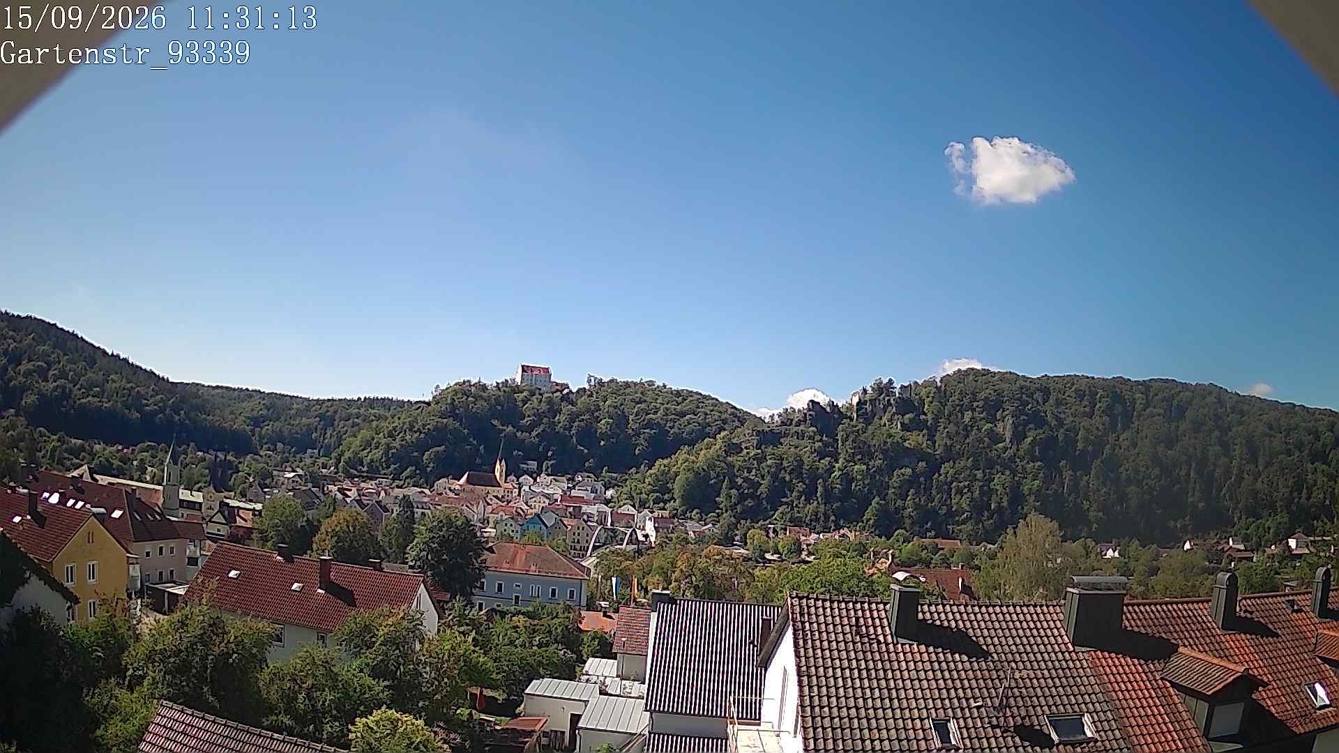 Archiv Foto Webcam Blick auf Riedenburg