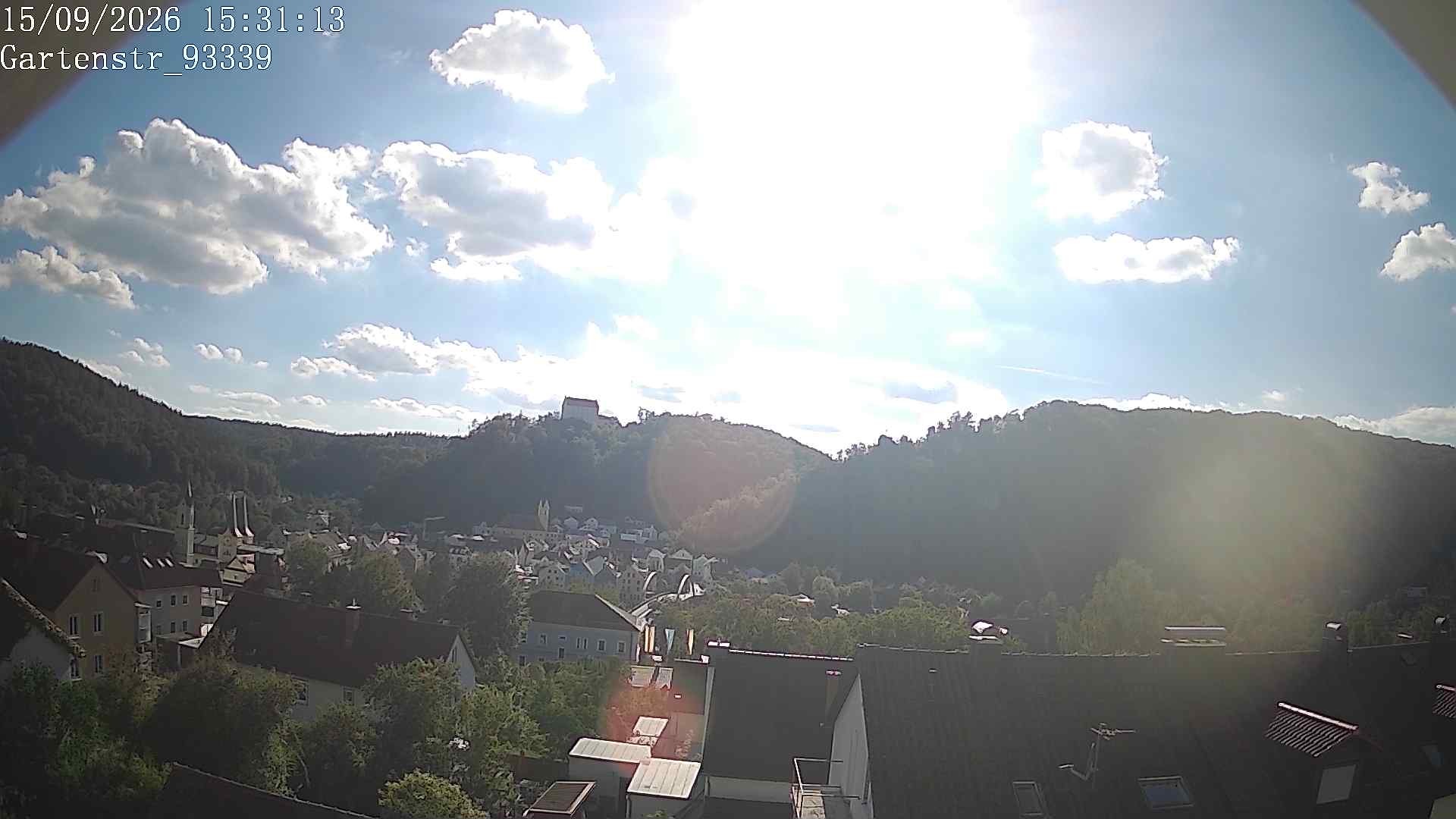 Archived image Webcam View of Riedenburg, lower bavaria