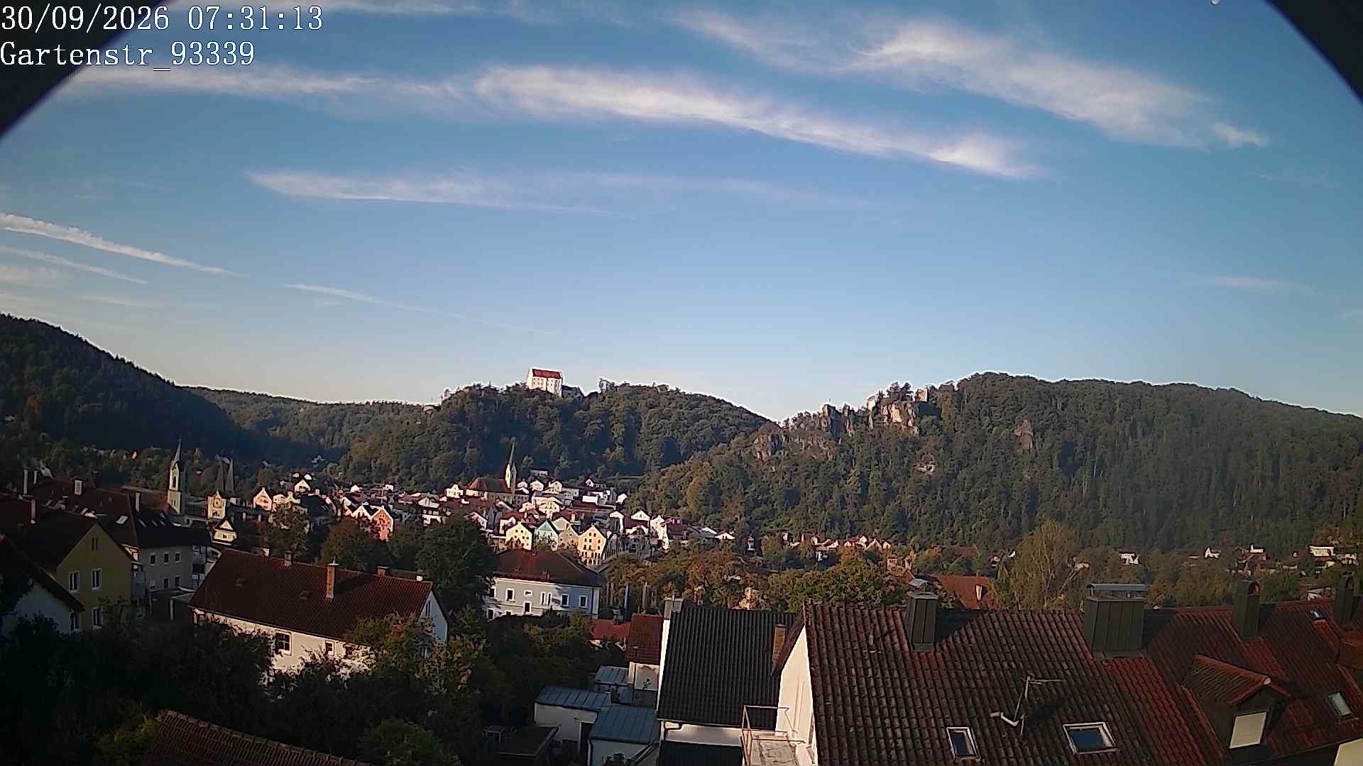 Archived image Webcam View of Riedenburg, lower bavaria