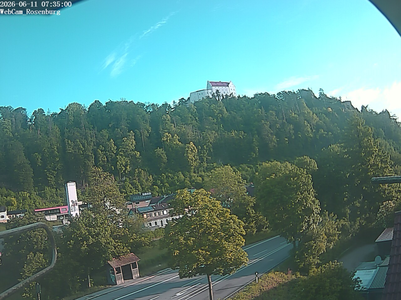 Archiv Foto Webcam Schloss Rosenburg