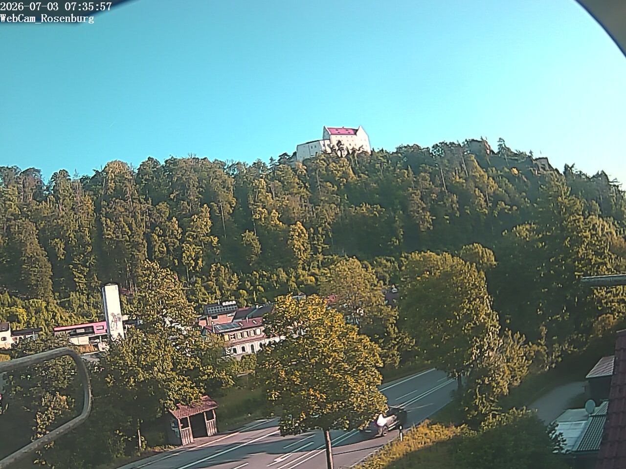 Archiv Foto Webcam Schloss Rosenburg