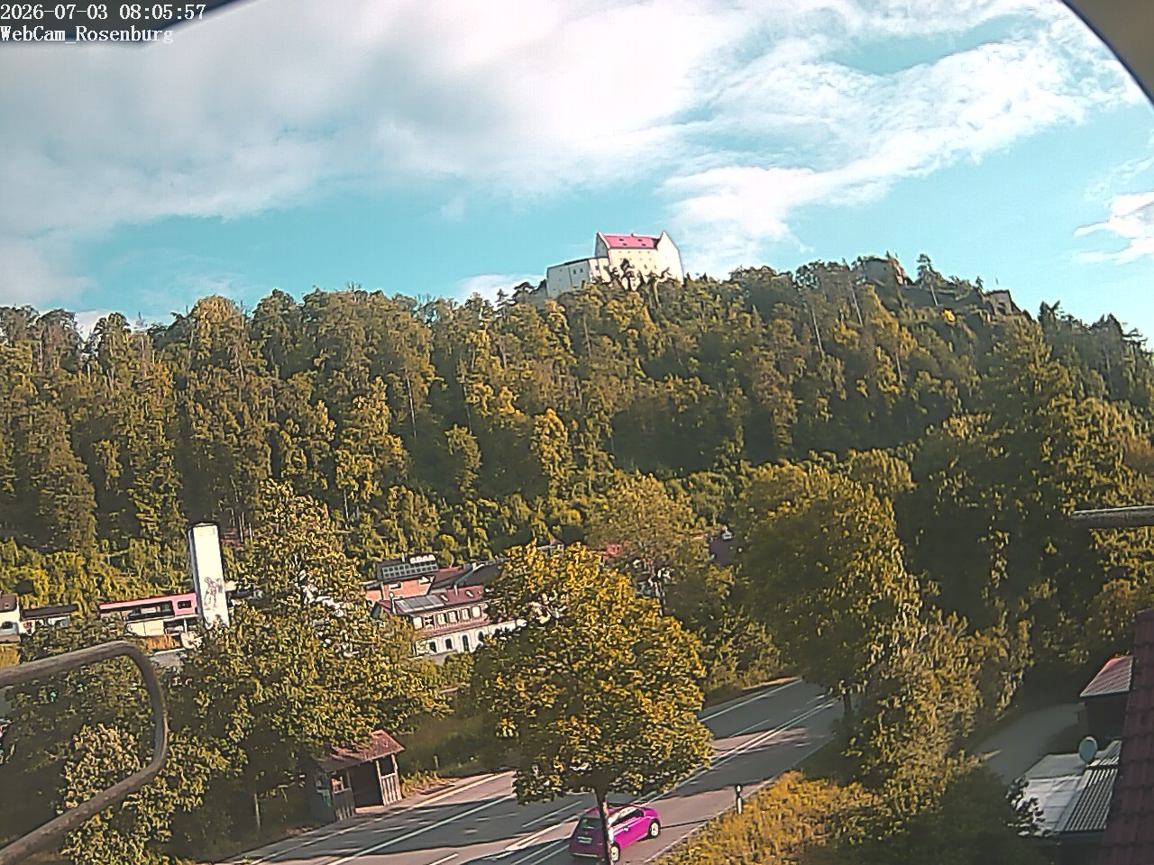 Archiv Foto Webcam Schloss Rosenburg