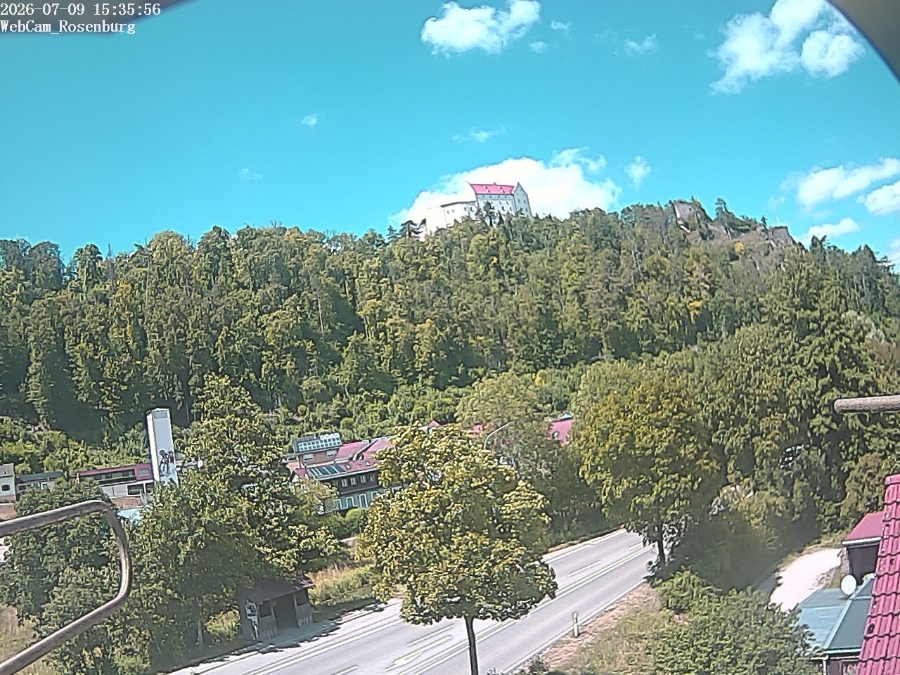 Archiv Foto Webcam Schloss Rosenburg