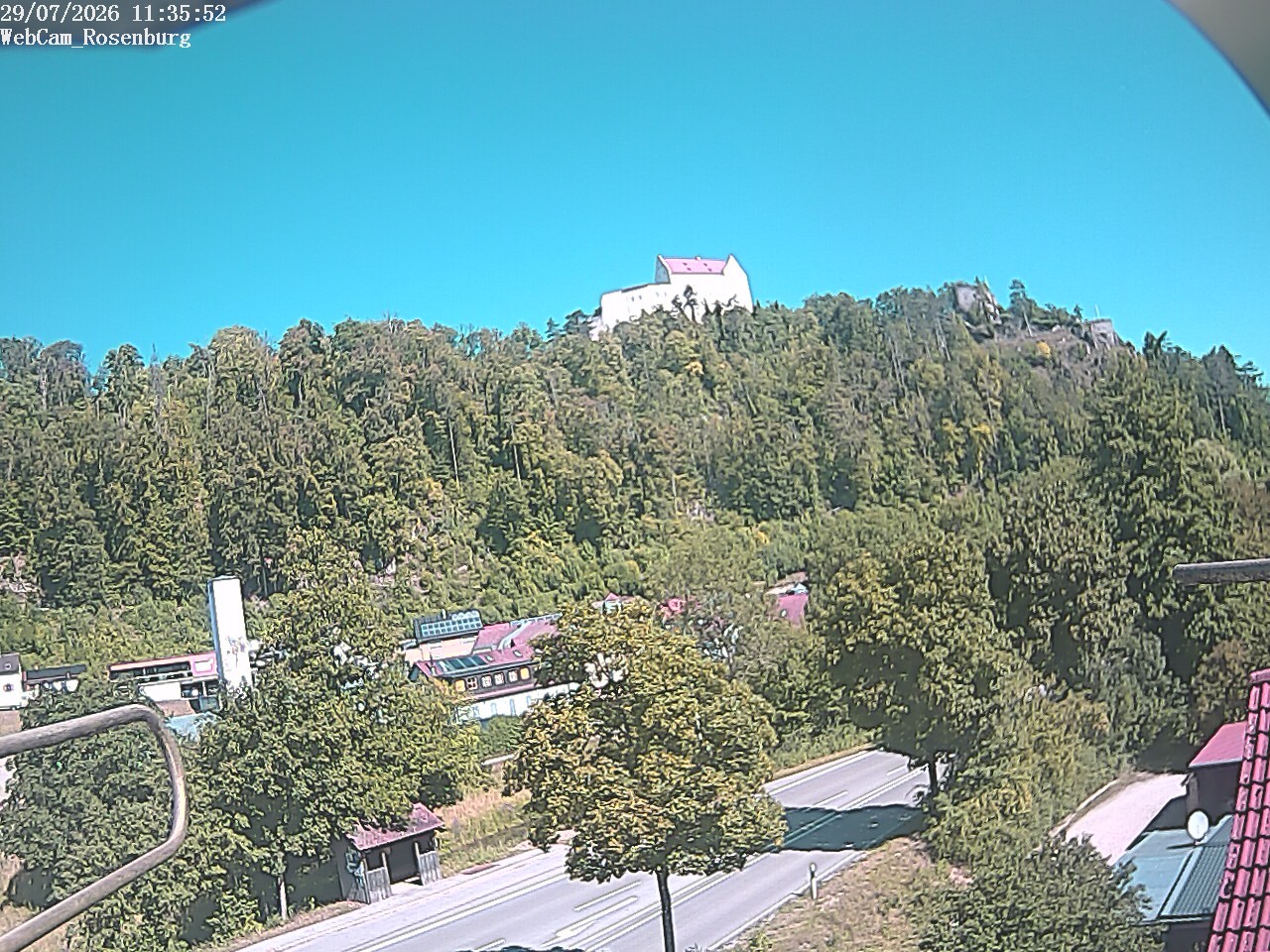 Archived image Webcam Rosenburg Castle