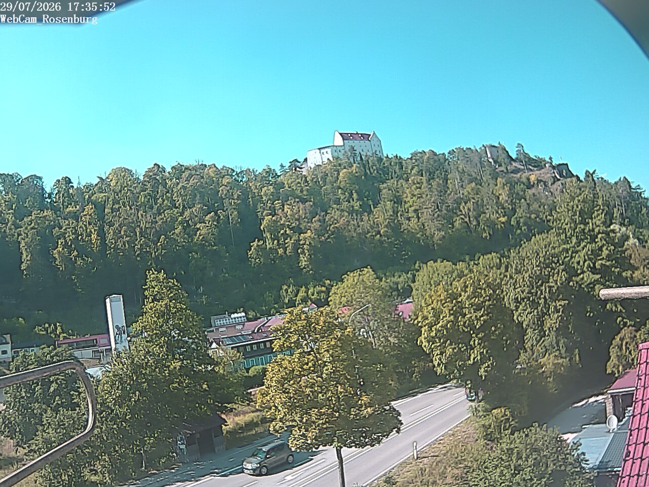 Archived image Webcam Rosenburg Castle
