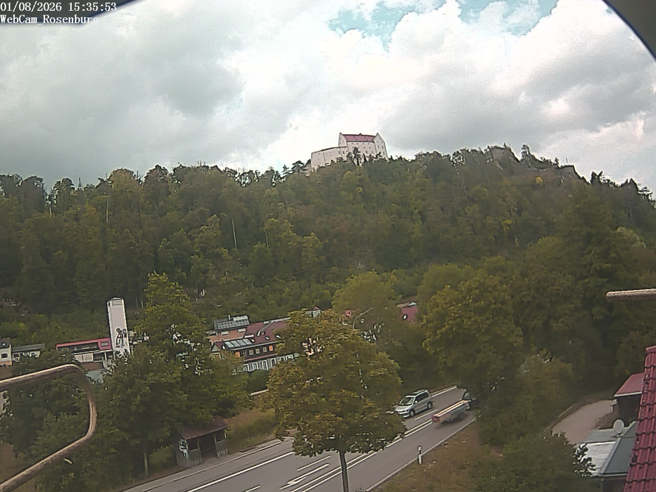 Archiv Foto Webcam Schloss Rosenburg