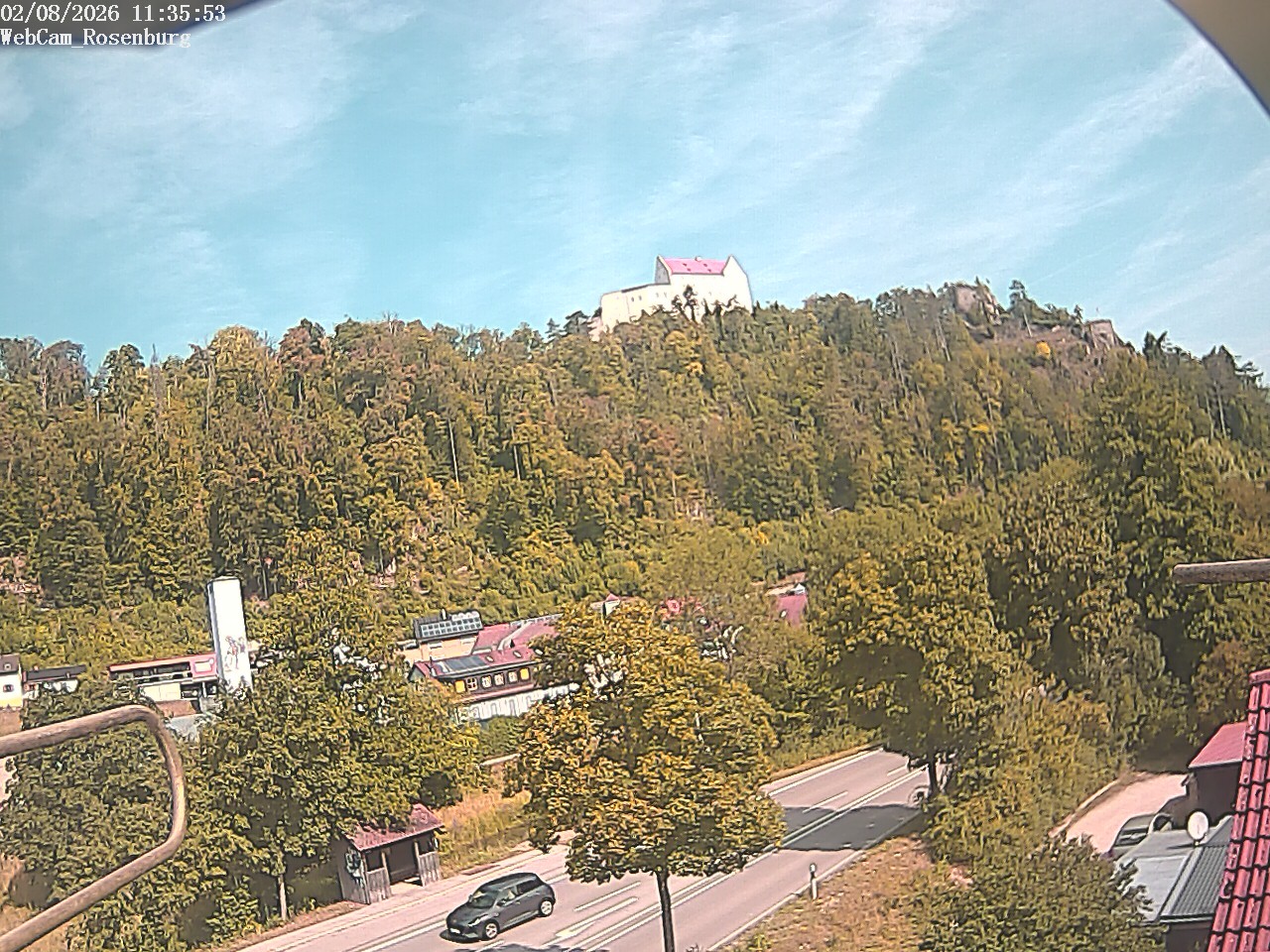 Archived image Webcam Rosenburg Castle