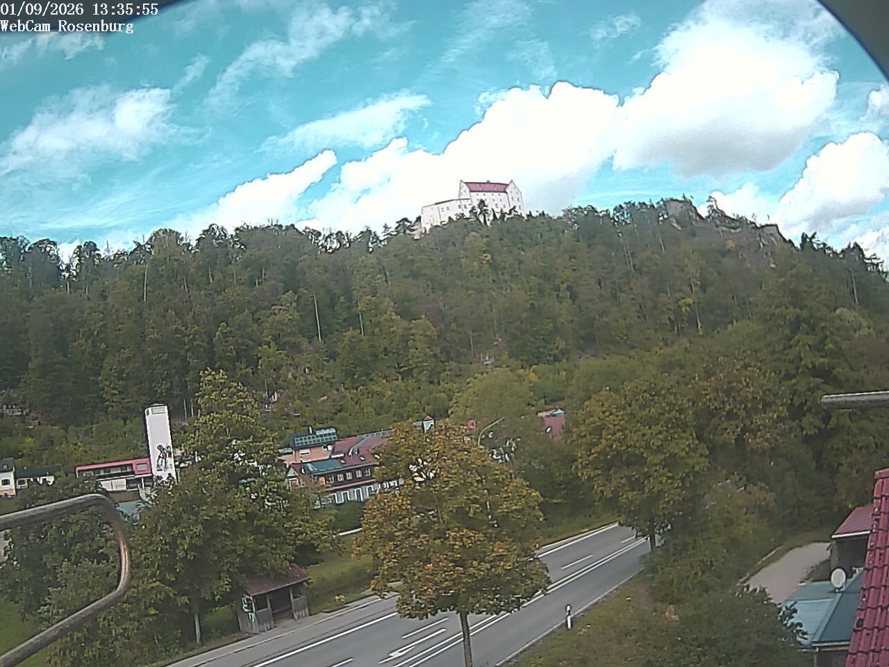 Archiv Foto Webcam Schloss Rosenburg