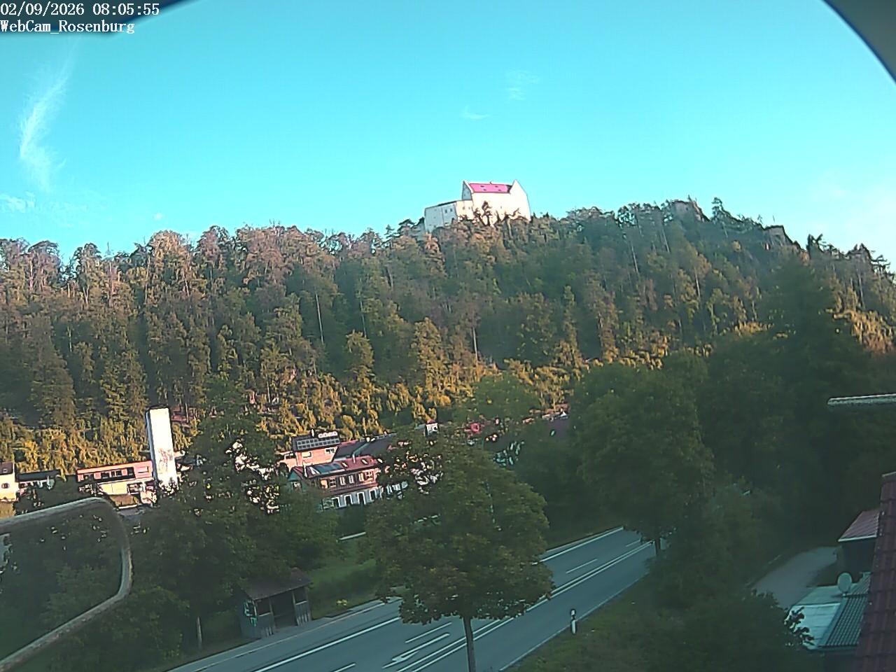Archived image Webcam Rosenburg Castle