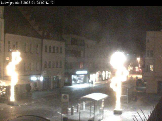 Archiv Foto Webcam Straubing Ludwigsplatz - Blick nach Osten