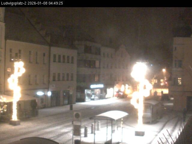 Archiv Foto Webcam Straubing Ludwigsplatz - Blick nach Osten