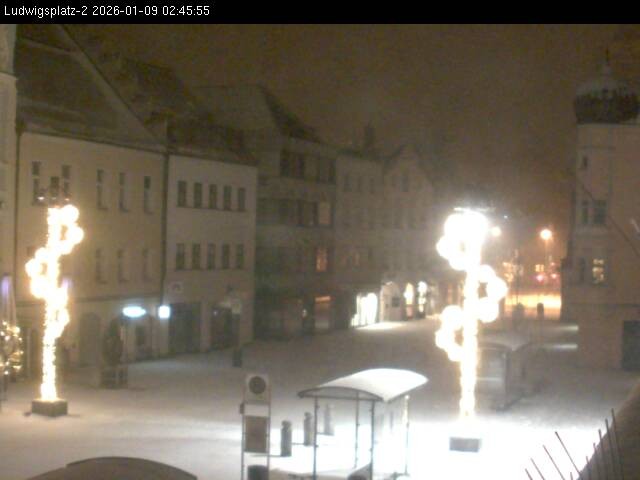 Archiv Foto Webcam Straubing Ludwigsplatz - Blick nach Osten