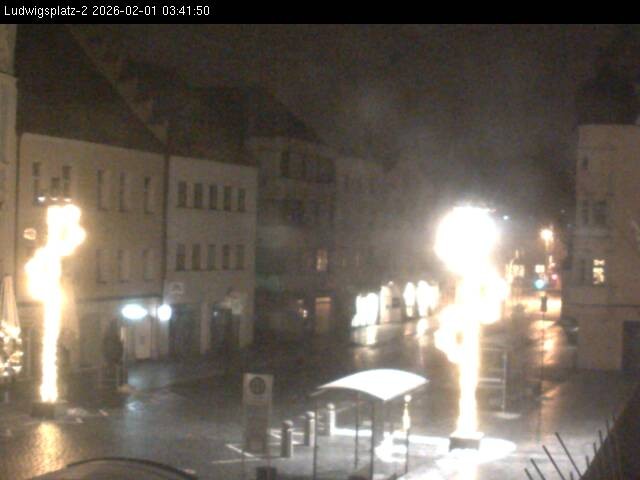 Archiv Foto Webcam Straubing Ludwigsplatz - Blick nach Osten