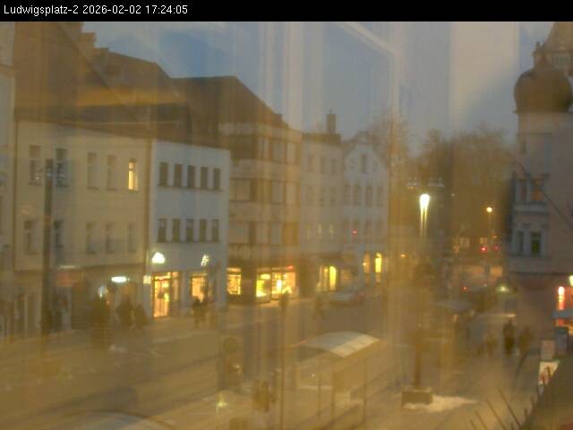 Archiv Foto Webcam Straubing Ludwigsplatz - Blick nach Osten