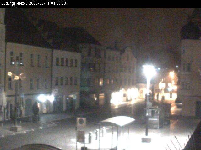 Archiv Foto Webcam Straubing Ludwigsplatz - Blick nach Osten