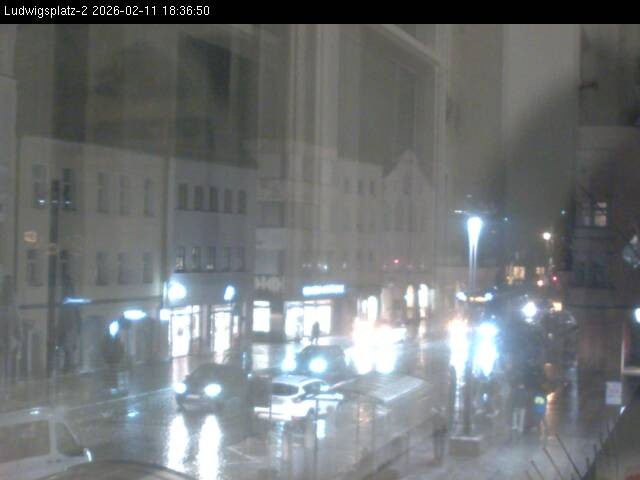 Archiv Foto Webcam Straubing Ludwigsplatz - Blick nach Osten