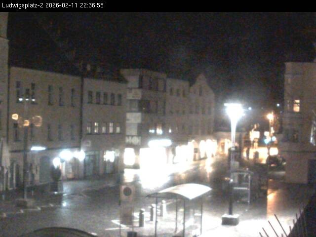 Archiv Foto Webcam Straubing Ludwigsplatz - Blick nach Osten