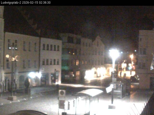 Archiv Foto Webcam Straubing Ludwigsplatz - Blick nach Osten