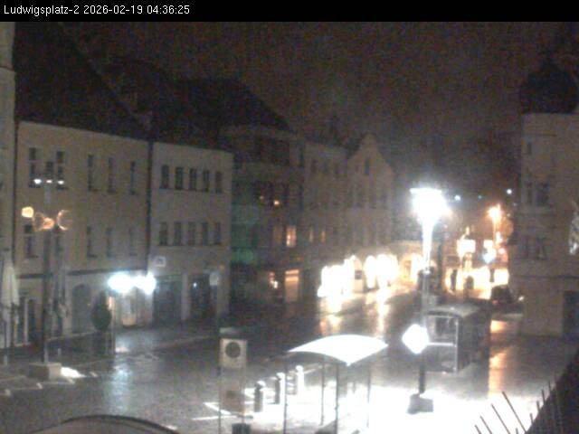 Archiv Foto Webcam Straubing Ludwigsplatz - Blick nach Osten