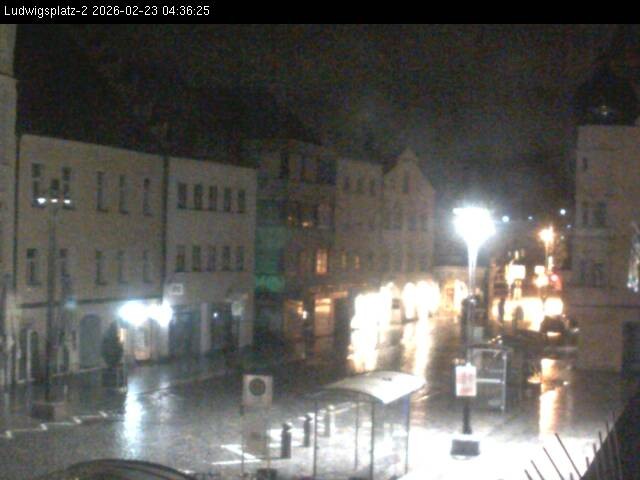 Archiv Foto Webcam Straubing Ludwigsplatz - Blick nach Osten