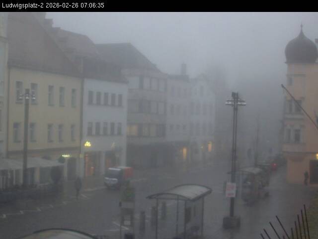 Archived image Webcam Ludwigsplatz Straubing - Eastern View