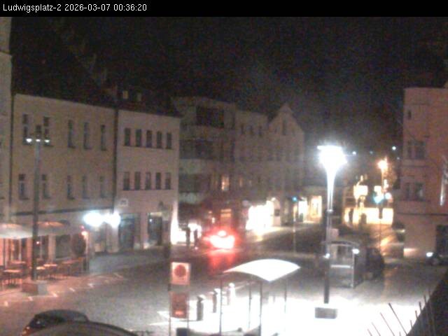 Archiv Foto Webcam Straubing Ludwigsplatz - Blick nach Osten