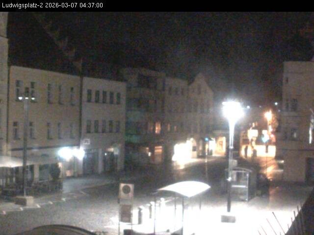 Archiv Foto Webcam Straubing Ludwigsplatz - Blick nach Osten