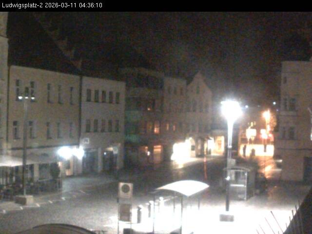 Archiv Foto Webcam Straubing Ludwigsplatz - Blick nach Osten